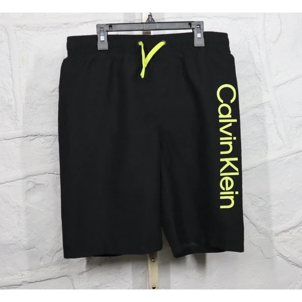 Calvin Klein Big Boys Swim Trunks - Black - Size‎ XL (18-20)